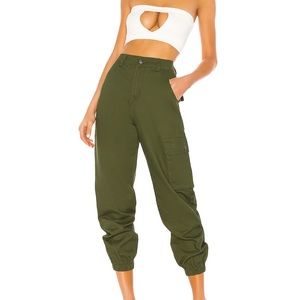 Superdown Casey cargo pants green size 24